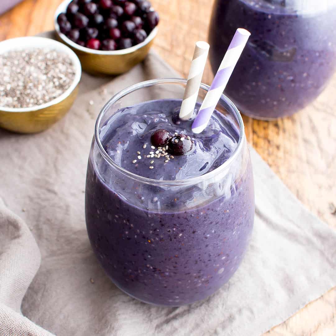 Chia Seed Smoothie Recipes – 3 Ways: learn how to make chia seed smoothies 3 delicious ways—the freshest, easiest ways to include chia seeds in a smoothie! #ChiaSeeds #Smoothie #Chia #ChiaSeed | Recipe at BeamingBaker.com