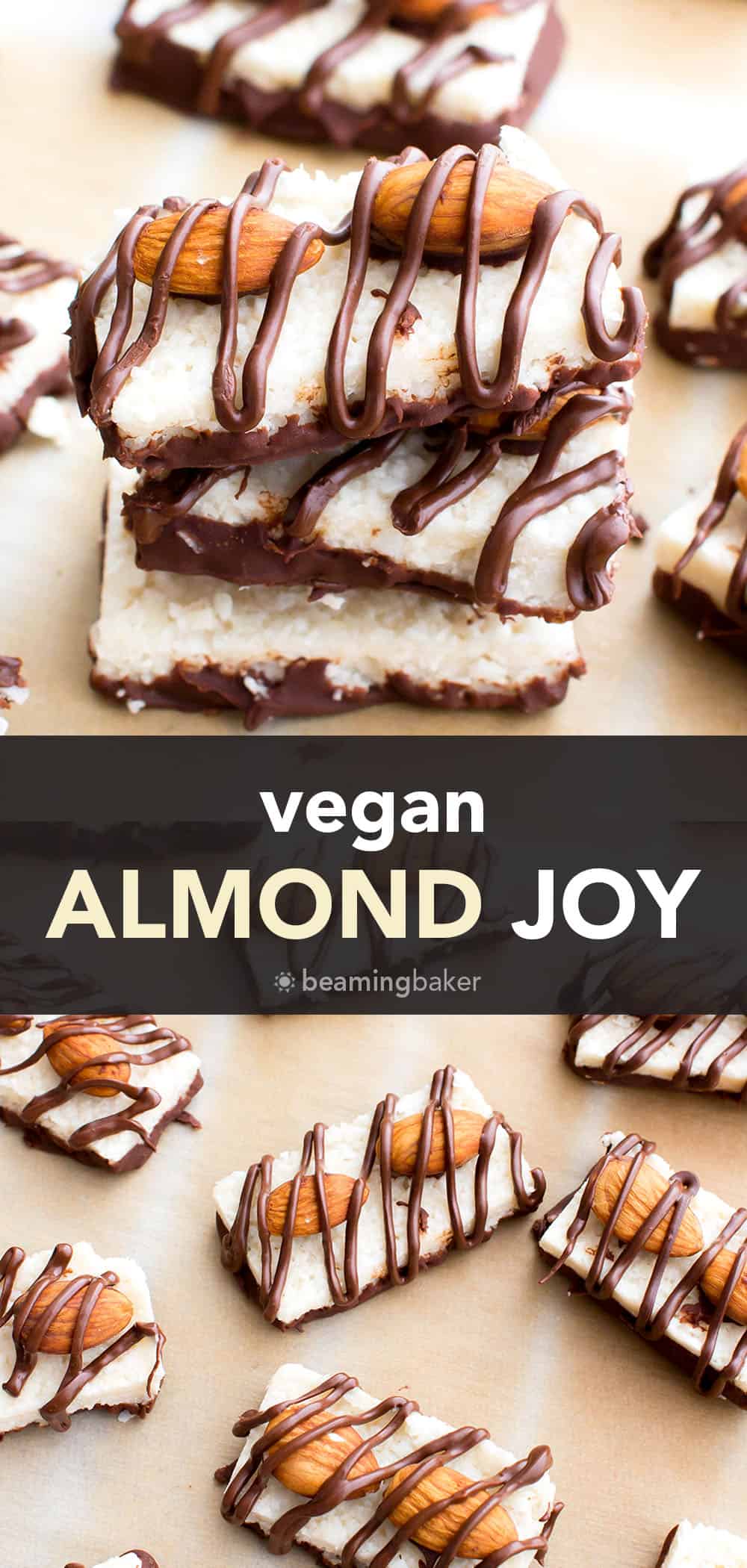 Vegan Almond Joy – Homemade Almond Joy pin image
