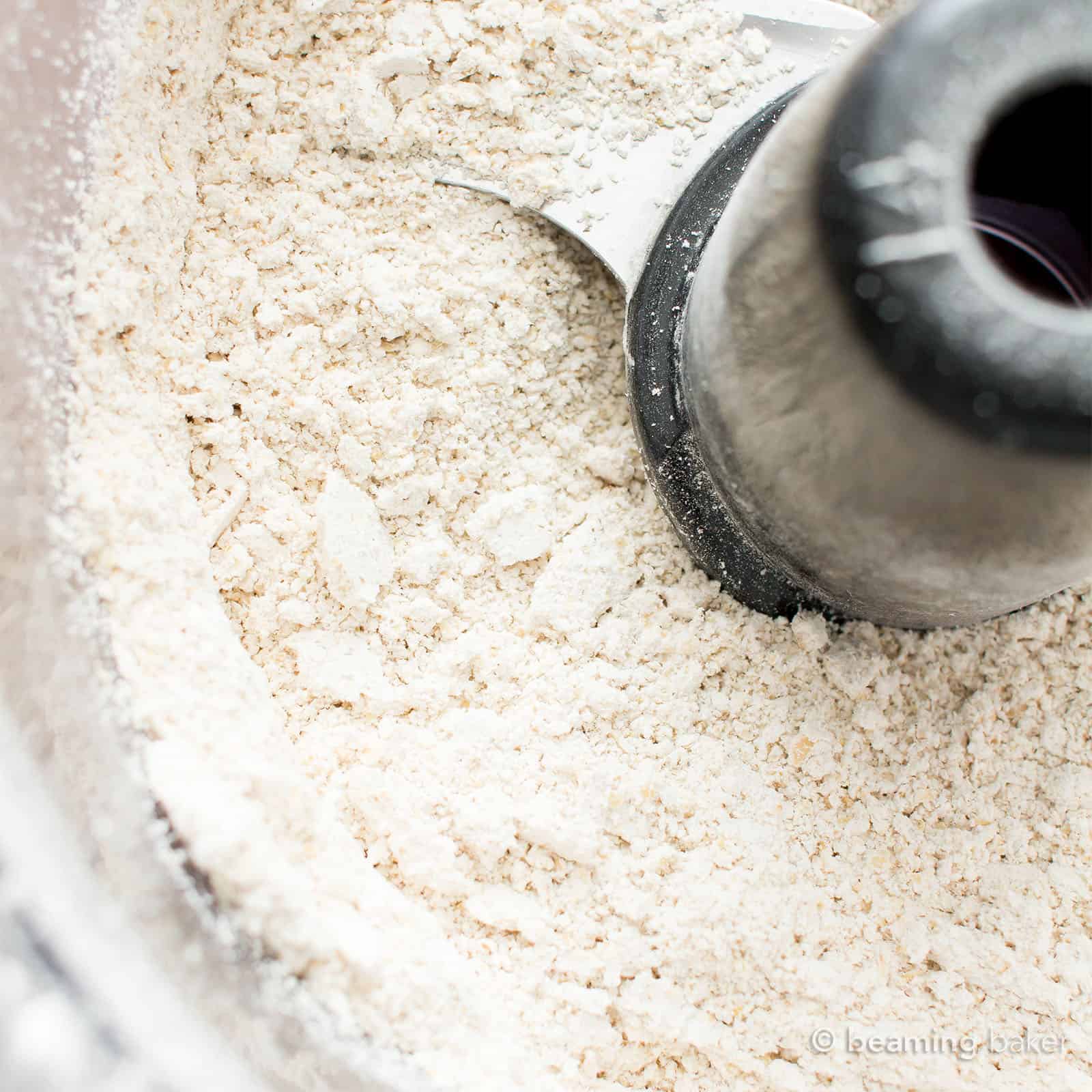Fully blended oat flour