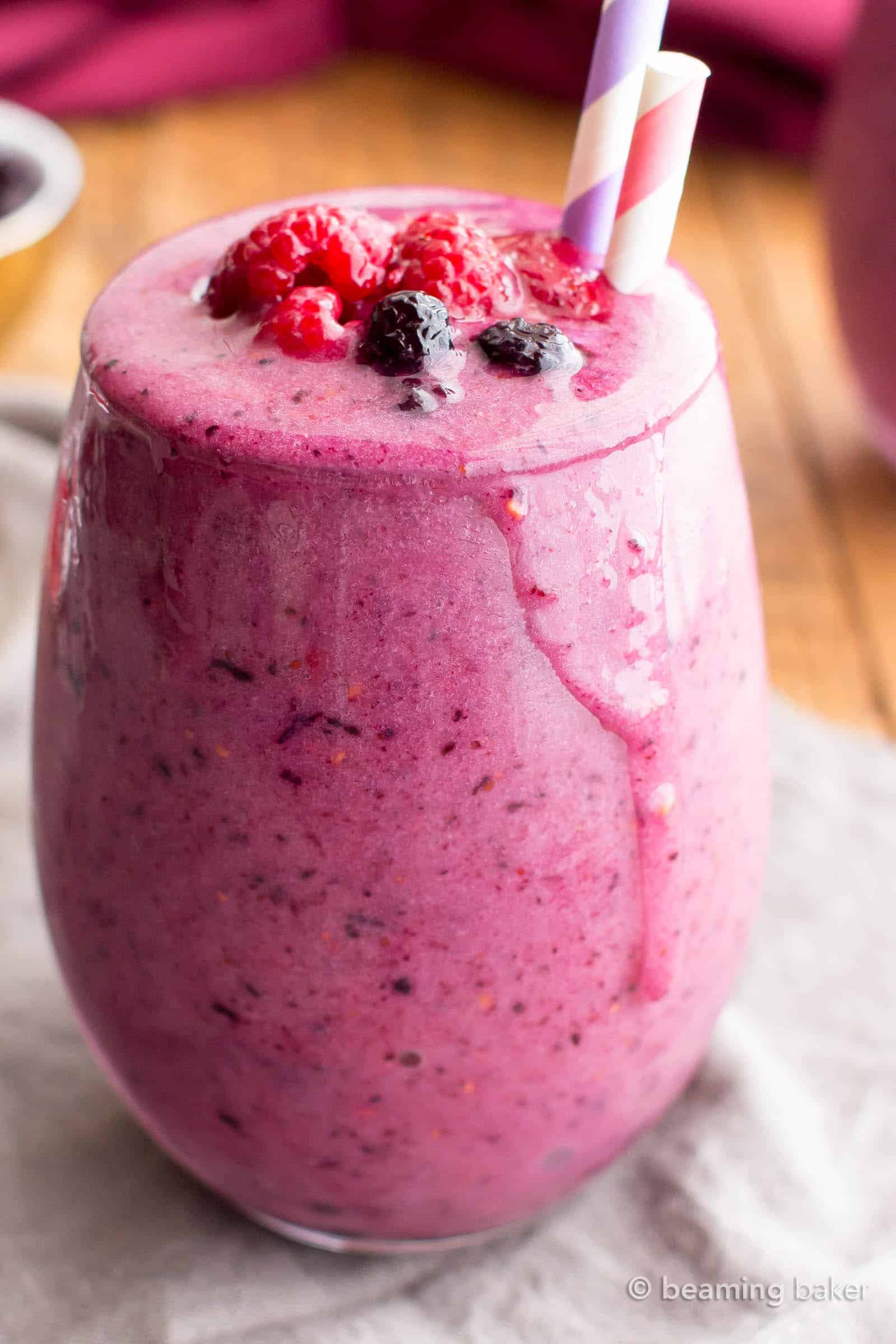 how to make berry smoothie without yogurt