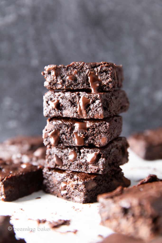 Vegan Gluten Free Brownies (GF, Dairy Free) - Beaming Baker