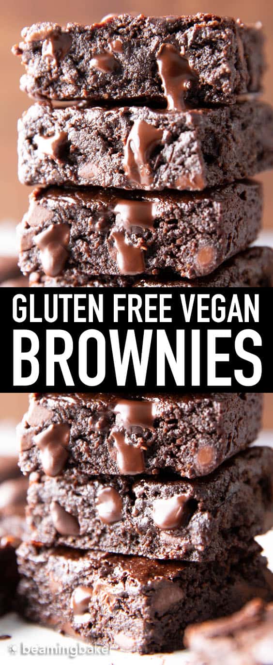 Vegan Gluten Free Brownies (GF, Dairy Free) Beaming Baker