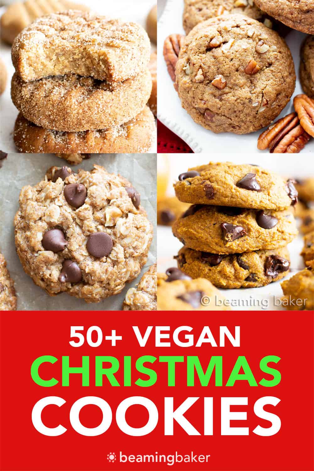 50+ Best Vegan Christmas Cookies - Beaming Baker