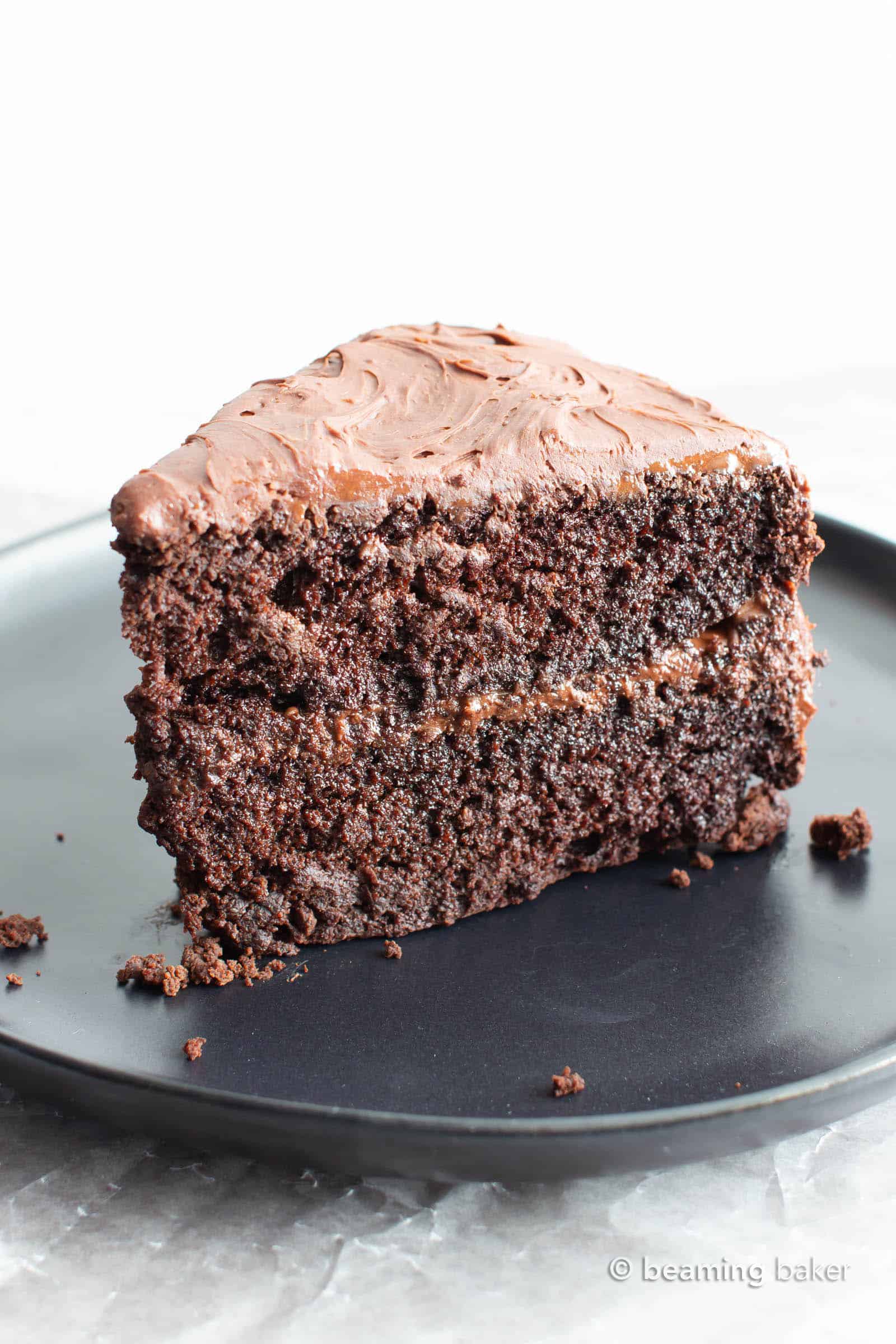 Vegan Gluten Free Chocolate Cake Recipe Dairy Free Beaming Baker