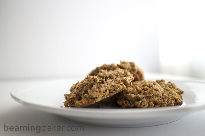 Crispy and crumbly on the outside, rich and decadent on the inside: the perfect vegan peanut butter coconut cookies to bring you back to the days of Chick-o-sticks and your grandma's baking.