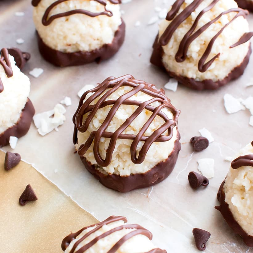 Vegan Coconut Truffles – Paleo Chocolate Coconut Balls!