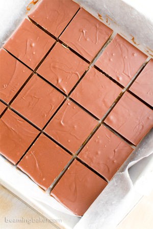 4 Ingredient Easy Vegan Chocolate Peanut Butter Bars (Gluten Free ...