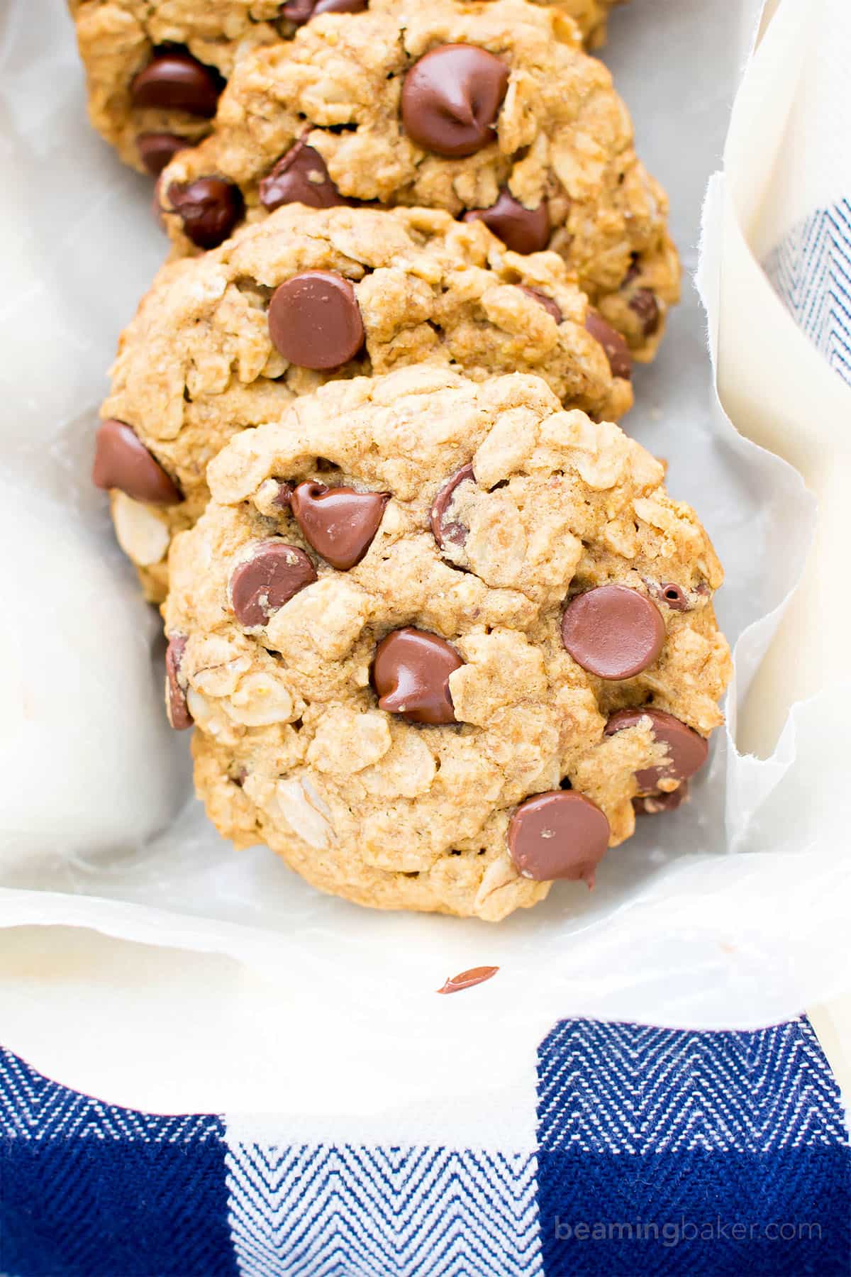 Gluten-Free Oatmeal Chocolate Chip Skillet Cookie • Bakerita