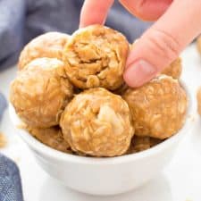 4 Ingredient No Bake Peanut Butter Coconut Energy Bites (Gluten-Free, Vegan, Dairy-Free, One Bowl, Protein-Packed)-image