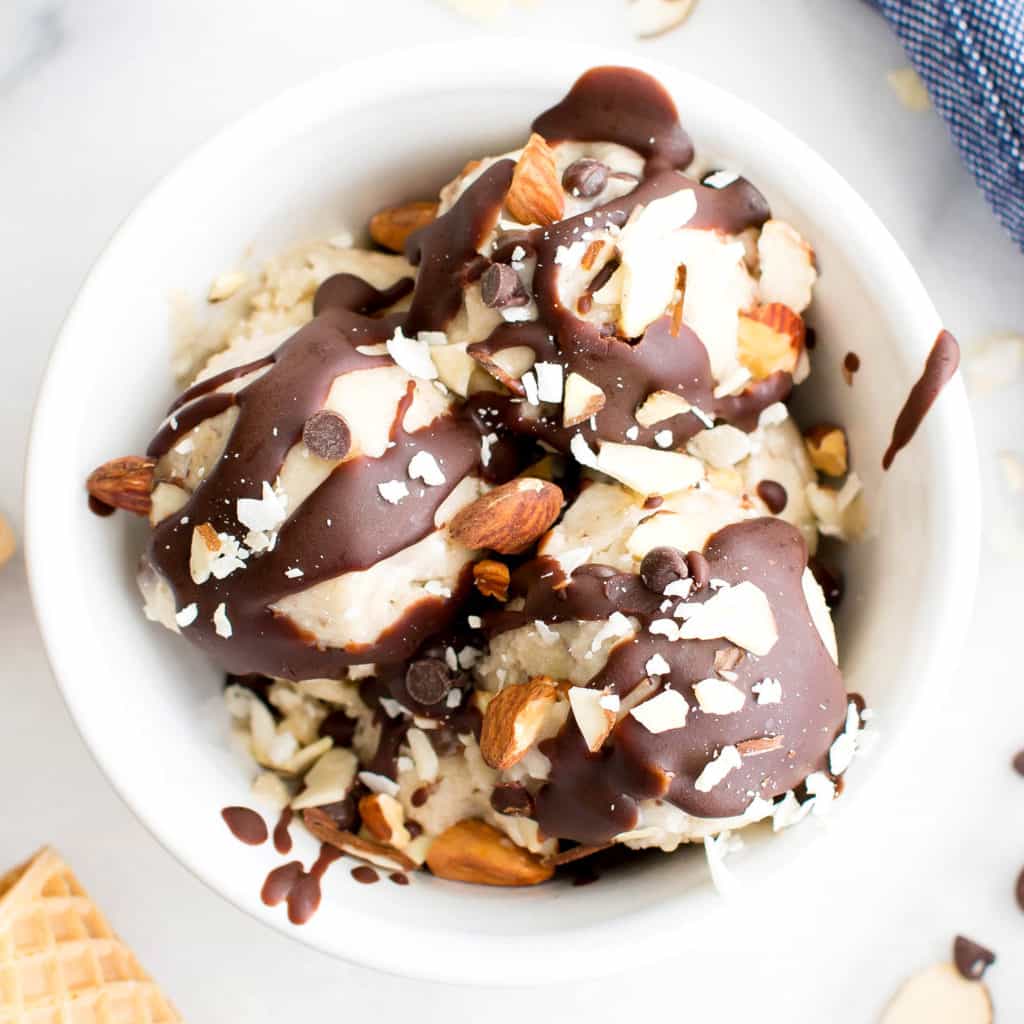 Dairy-Free Almond Joy Ice Cream Sundae (Vegan, Gluten Free, Dairy Free ...