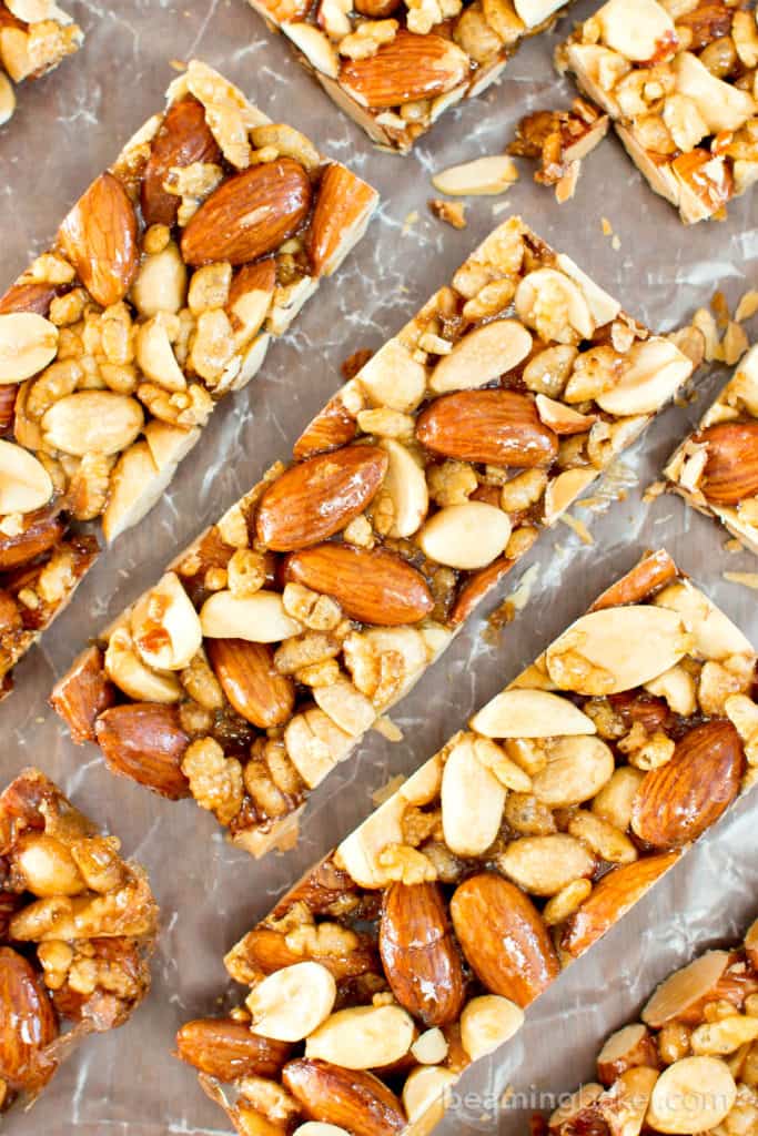 5 Ingredient Homemade KIND Nut Bars (Vegan, GlutenFree, DairyFree