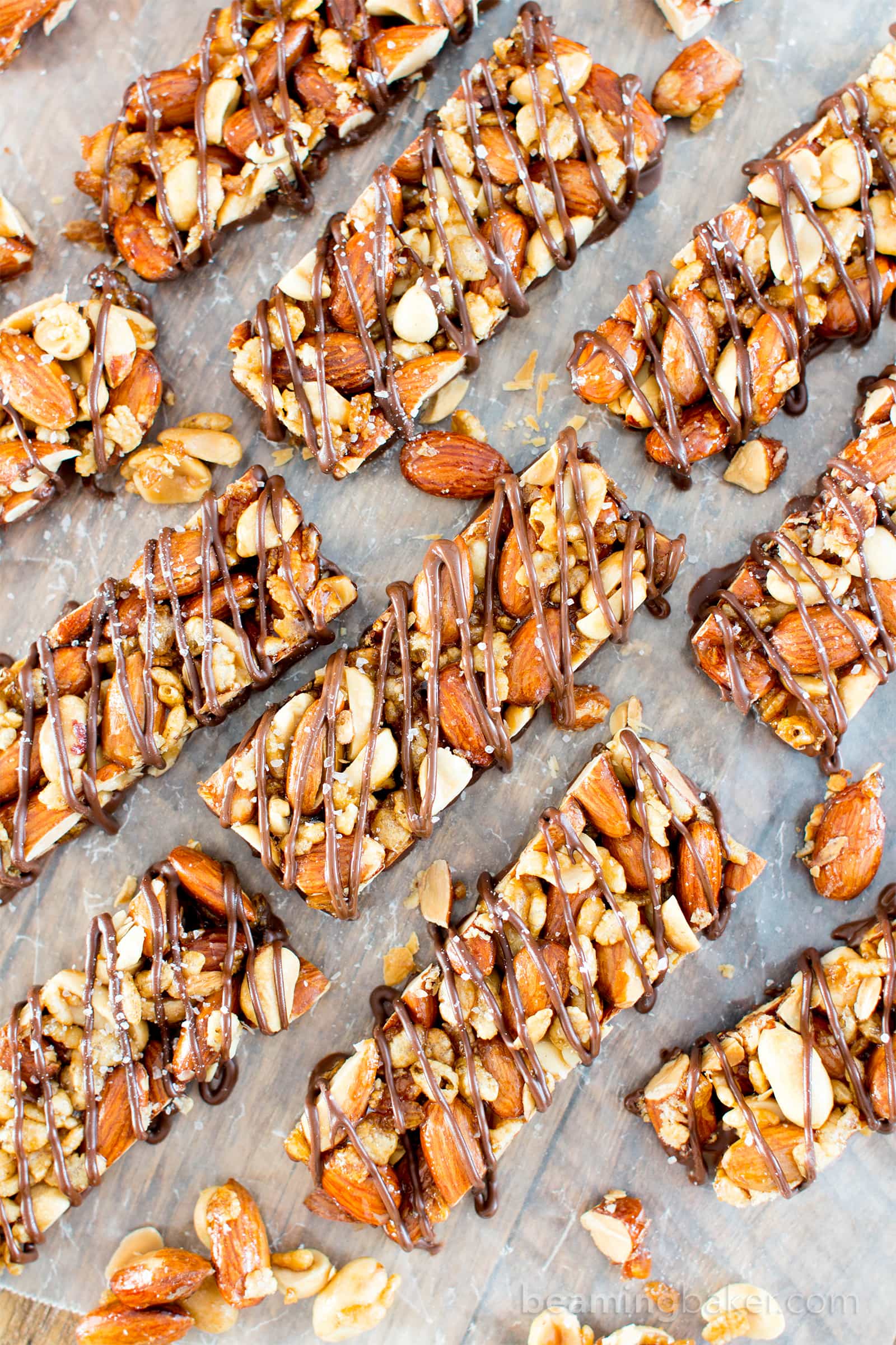 Dark Chocolate Nuts & Sea Salt Bars, Mixed Nut Bars