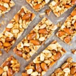 Nut Bars Recipe – Homemade KIND Bars: an easy, 5 ingredient nut bars recipe for homemade kind bars! Salty ‘n sweet healthy nut bar delight! #NutBars #KIND #Homemade #Recipe | Recipe at BeamingBaker.com