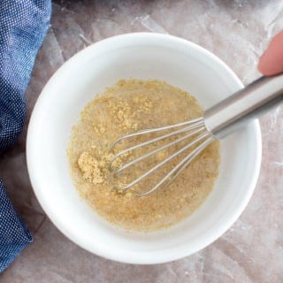 How to Make a Flax Egg: a step-by-step tutorial and guide on how to use this allergy-friendly vegan baking alternative for eggs. #Vegan #GlutenFree #DairyFree #Paleo | BeamingBaker.com