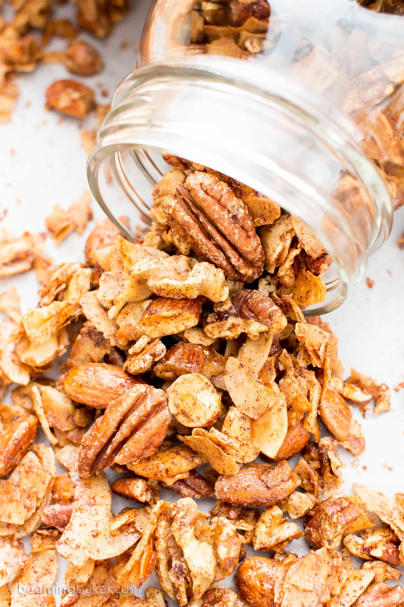 Oil-Free Paleo Cinnamon Nut Granola (Vegan, Gluten-Free ...