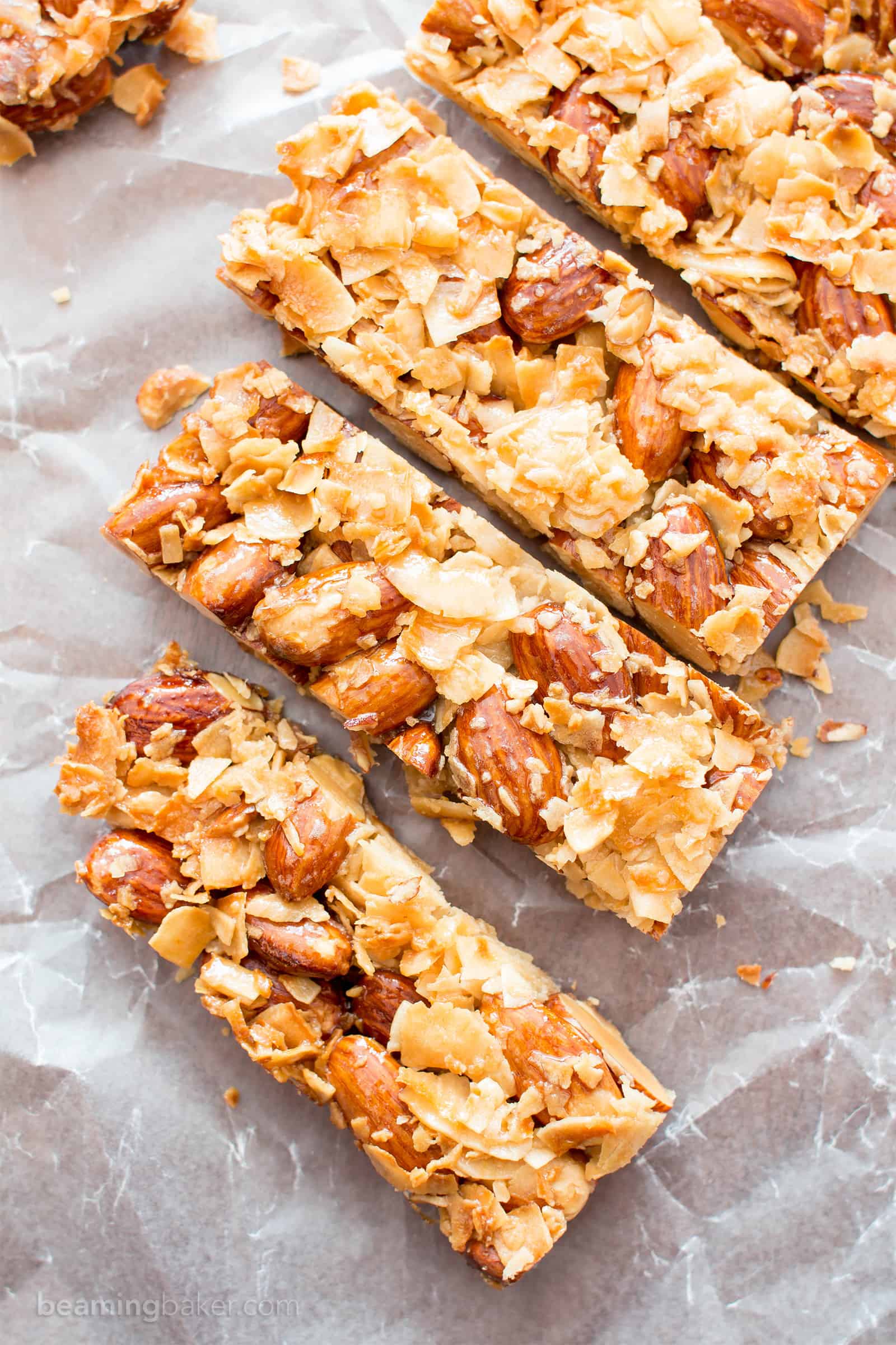 3 Ingredient Homemade KIND Coconut Almond Bar Recipe (Paleo, Vegan ...