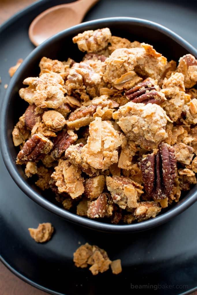 Grain Free Granola – Paleo Granola Recipe - Beaming Baker