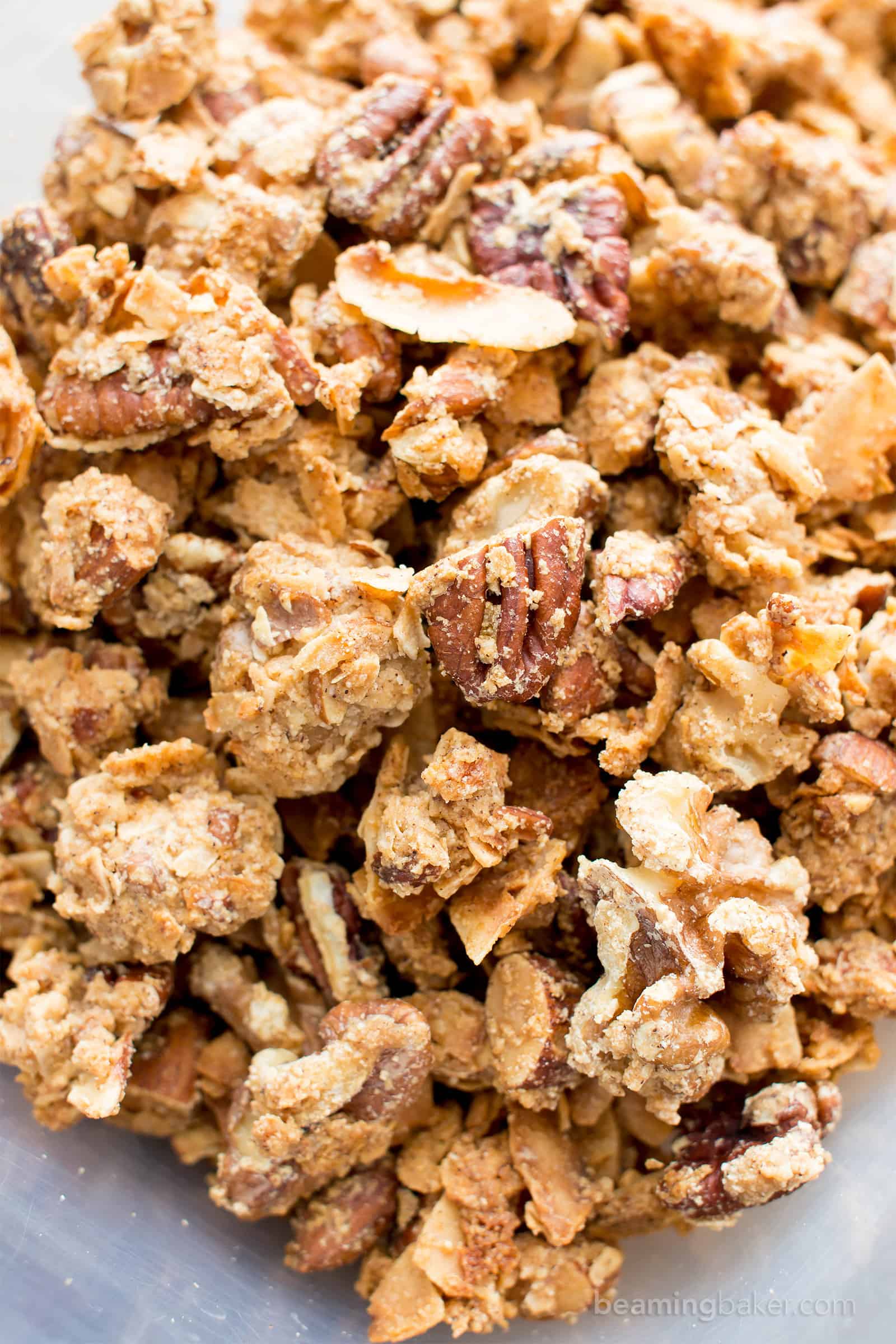 Chunky Homemade Granola - The BakerMama