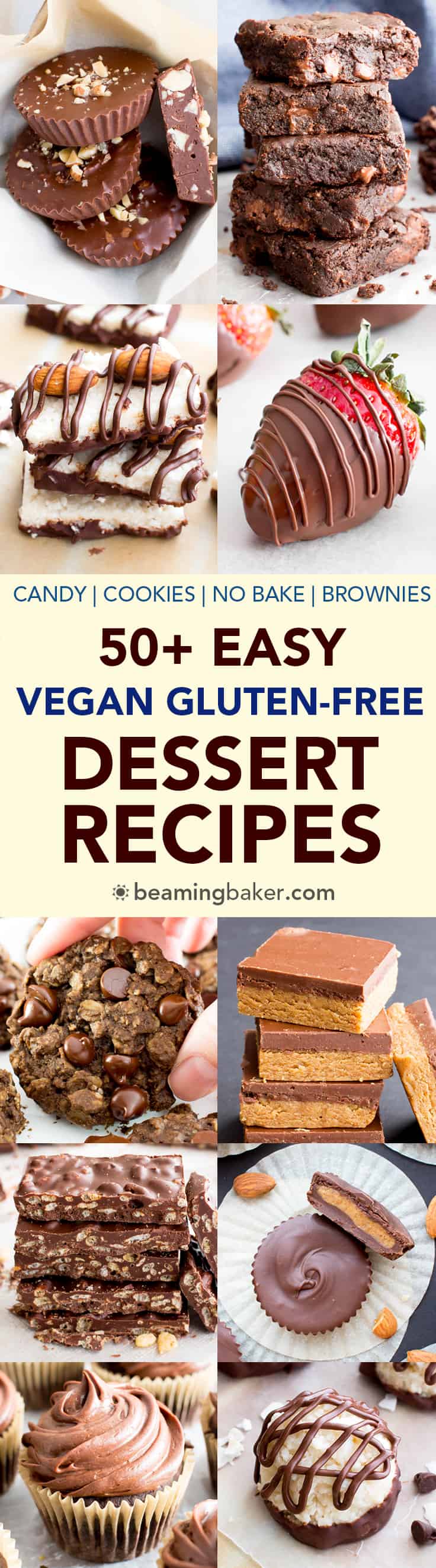 50+ Gluten Free Dairy Free Desserts! - Beaming Baker