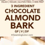 chocolate almond bark pin