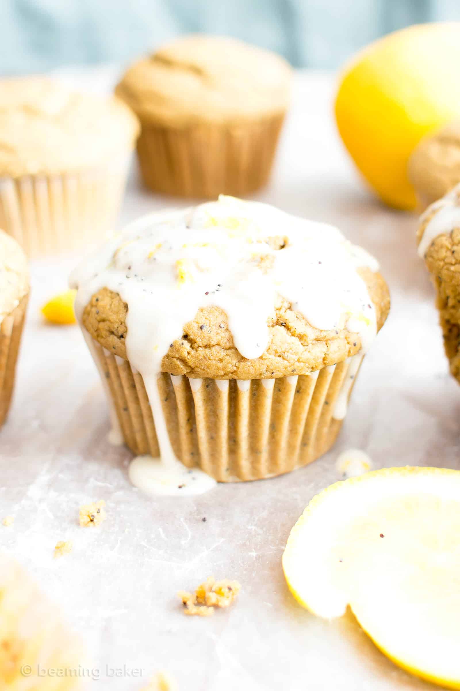 Healthy Lemon Poppy Seed Muffins Recipe Vegan Gluten Free Dairy Free   Healthy Lemon Poppy Seed Muffins Recipe Vegan Gluten Free Dairy Free 3 