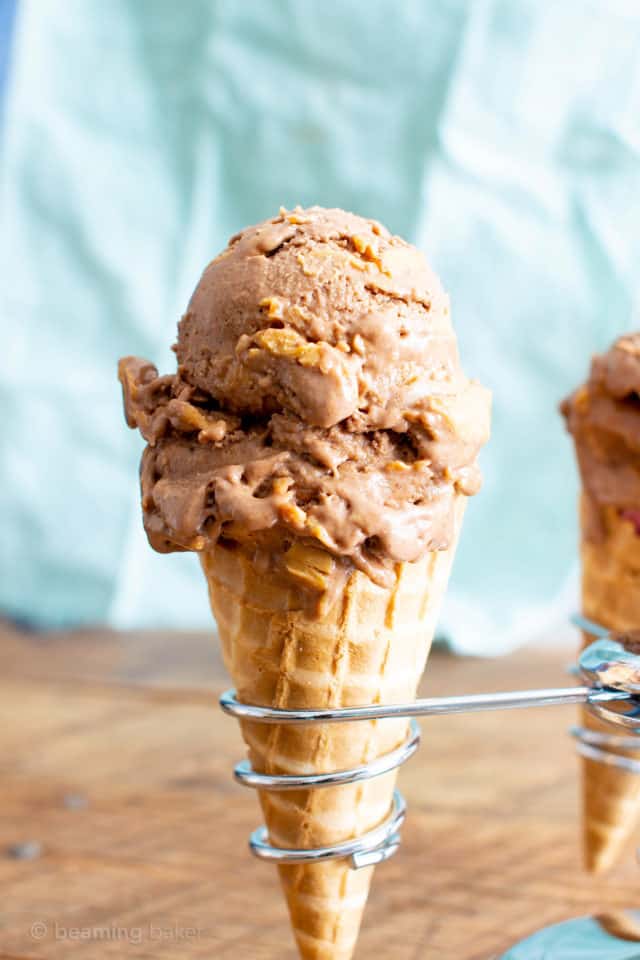 Healthy Chocolate Peanut Butter Ice Cream Beaming Baker