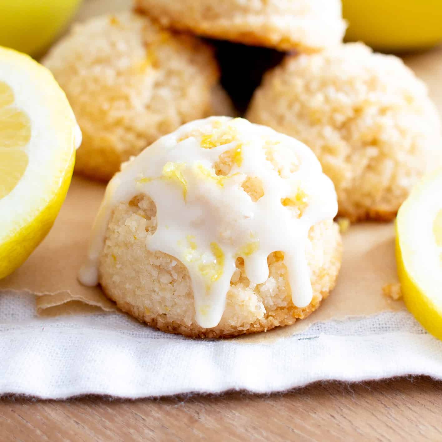 Lemon Coconut Macaroons Recipe (Vegan, Paleo, Gluten Free, Dairy-Free, Refined Sugar-Free)