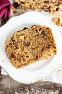 Vegan Cinnamon Raisin Quick Bread Recipe (Gluten Free) - Beaming Baker