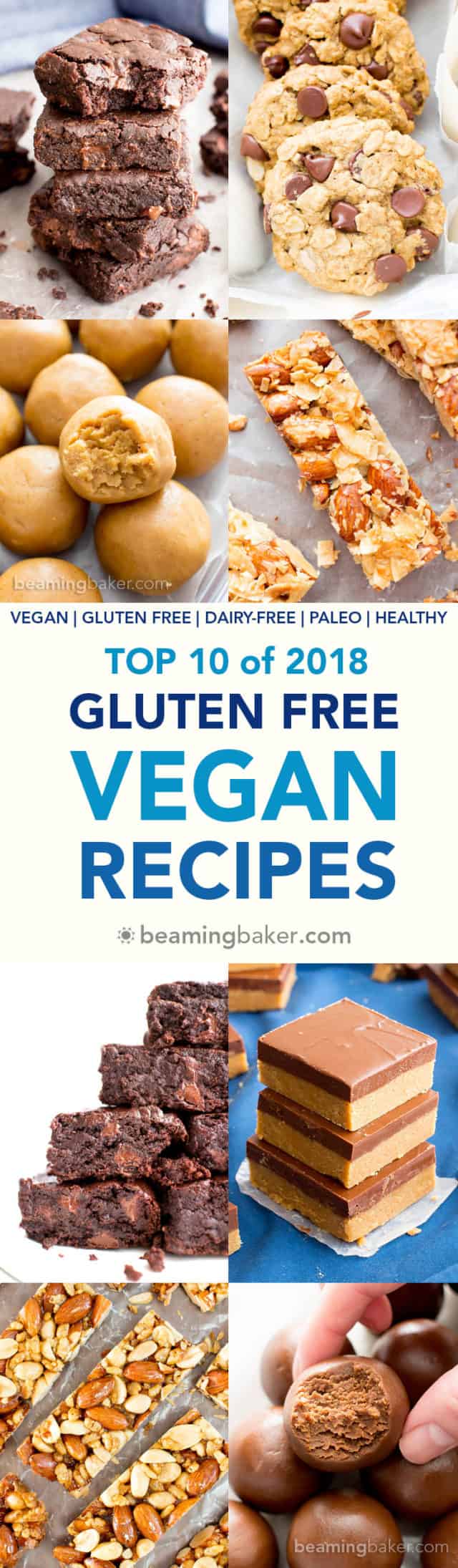 Top 10 Vegan Gluten Free Recipes of 2018 - Beaming Baker