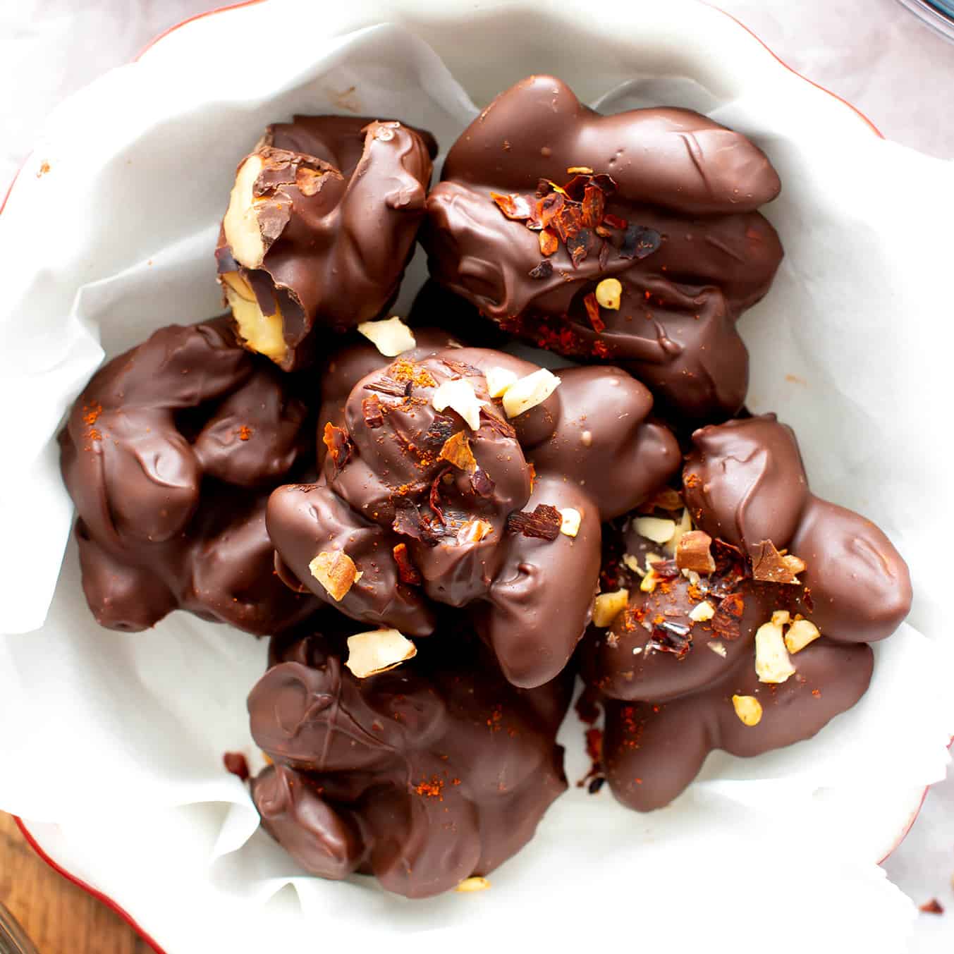 Dark Chocolate Chili Nut Clusters Recipe – Healthy, Homemade