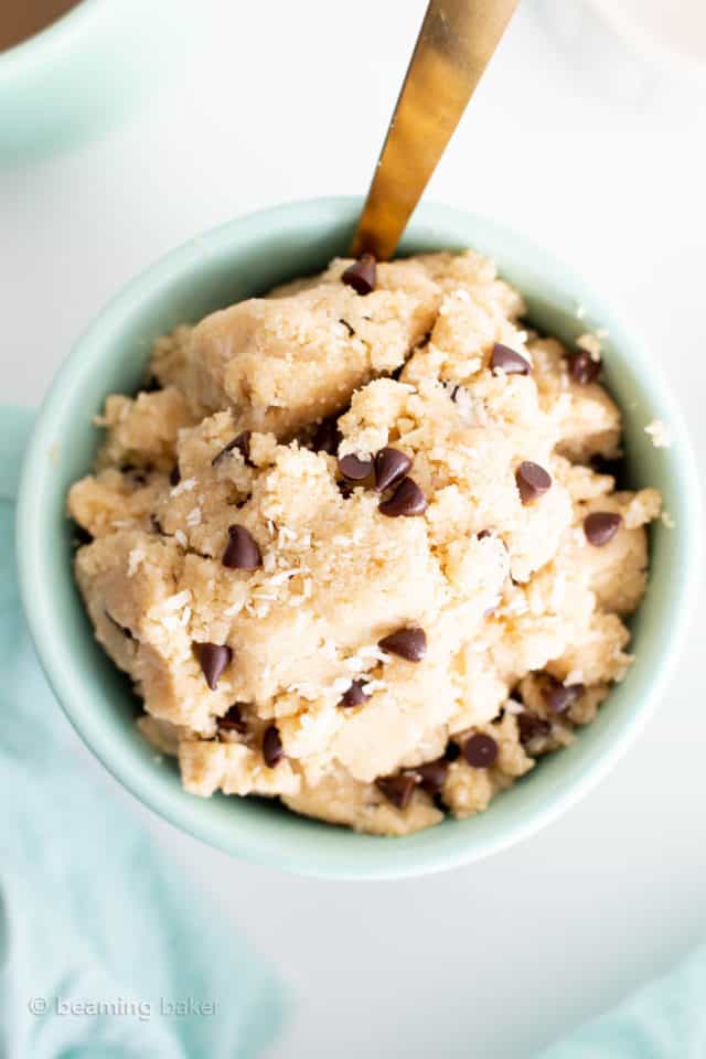 Dairy-Free Coconut Flour Cookie Dough Recipe (Vegan, Paleo, GF ...