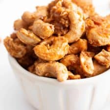 4 Ingredient Toasted Coconut Cashews Recipe (Paleo, Gluten Free, Vegan) image