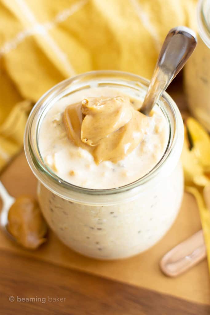 Gluten Free Overnight Oats (Dairy Free, No Milk) Beaming Baker