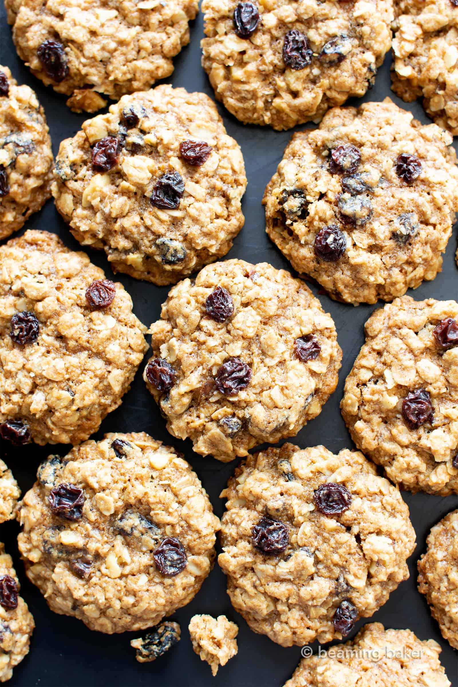 Classic Gluten Free Oatmeal Raisin Cookies Recipe (Vegan, Dairy Free