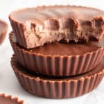 Keto Fat Bombs: only 4 ingredients for super easy to make keto fat bombs with chocolate and almond butter! My favorite keto fat bomb recipe. #Keto #FatBombs #KetoFatBombs #LowCarb | Recipe at BeamingBaker.com