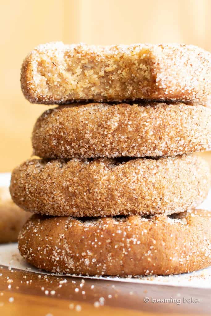 5 Ingredient No Bake Snickerdoodle Cookies (Vegan, Gluten Free ...