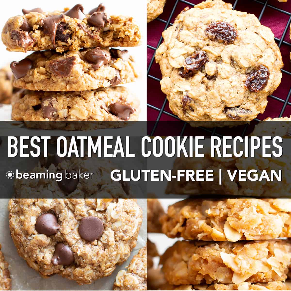 25+ Best Vegan Oatmeal Cookies Recipes (Easy, Gluten Free)