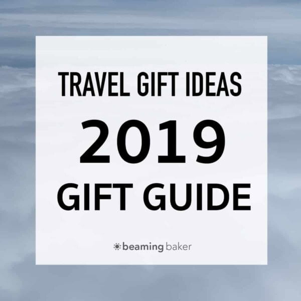 The best gift ideas for people who travel: 2019 Edition. From affordable to luxury, these are the best gifts for travelers! #Travel #TravelTips #GiftIdeas #GiftGuide | Post on BeamingBaker.com