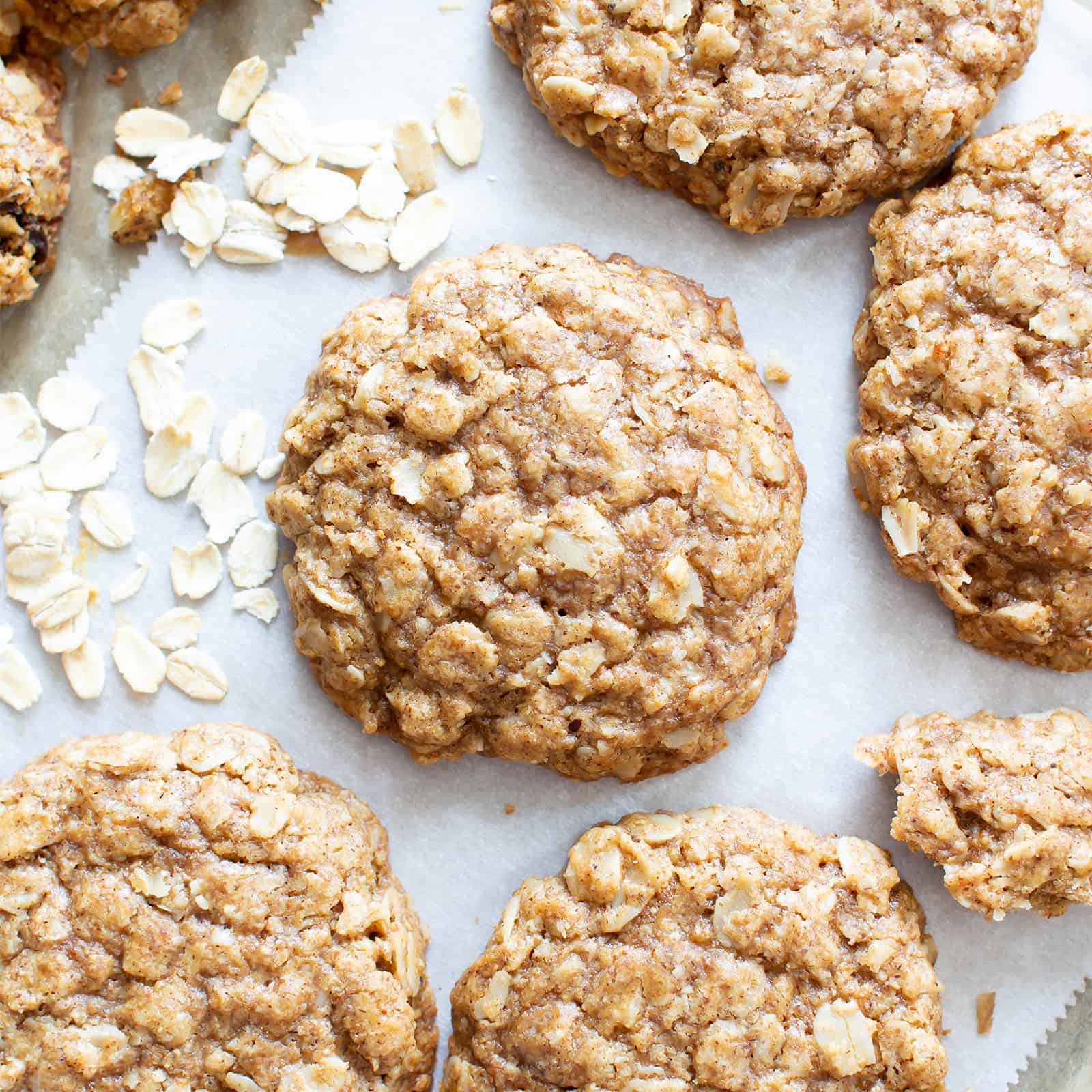 Simple Easy Vegan Oatmeal Cookies Beaming Baker