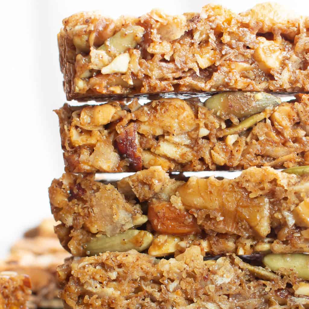 Homemade Paleo Granola Bars Recipe (Grain Free, Gluten Free, Oat Free