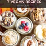 Vegan Overnight Oats 7 Recipes pinterest image