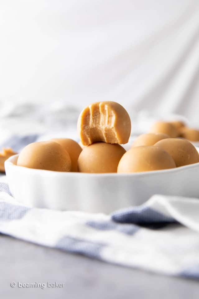 3 Ingredient Keto Peanut Butter Fat Bombs Recipe Beaming Baker