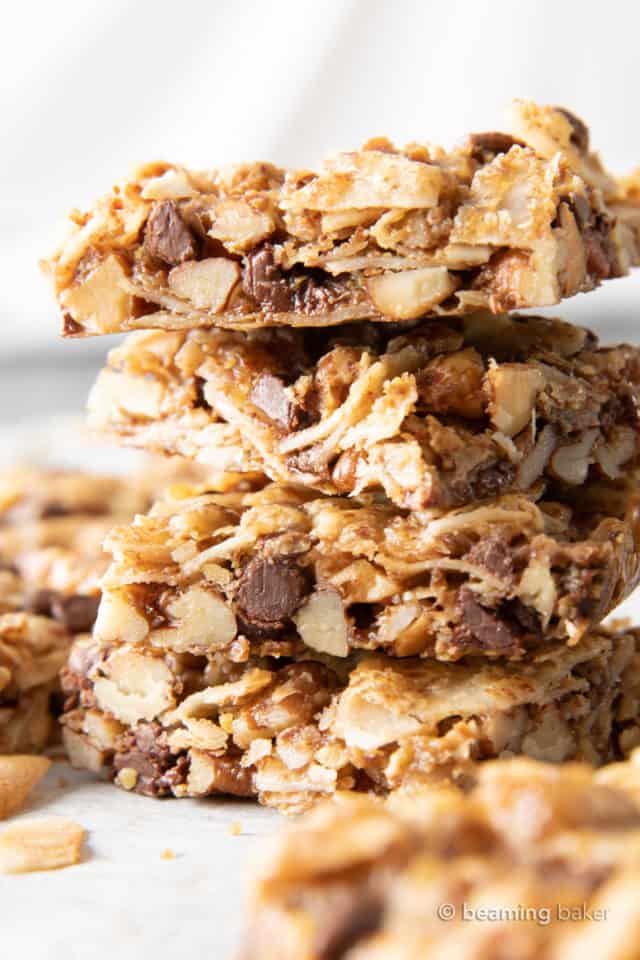 Healthy Homemade Coconut Granola Bars (Paleo, Grain-Free, Vegan ...