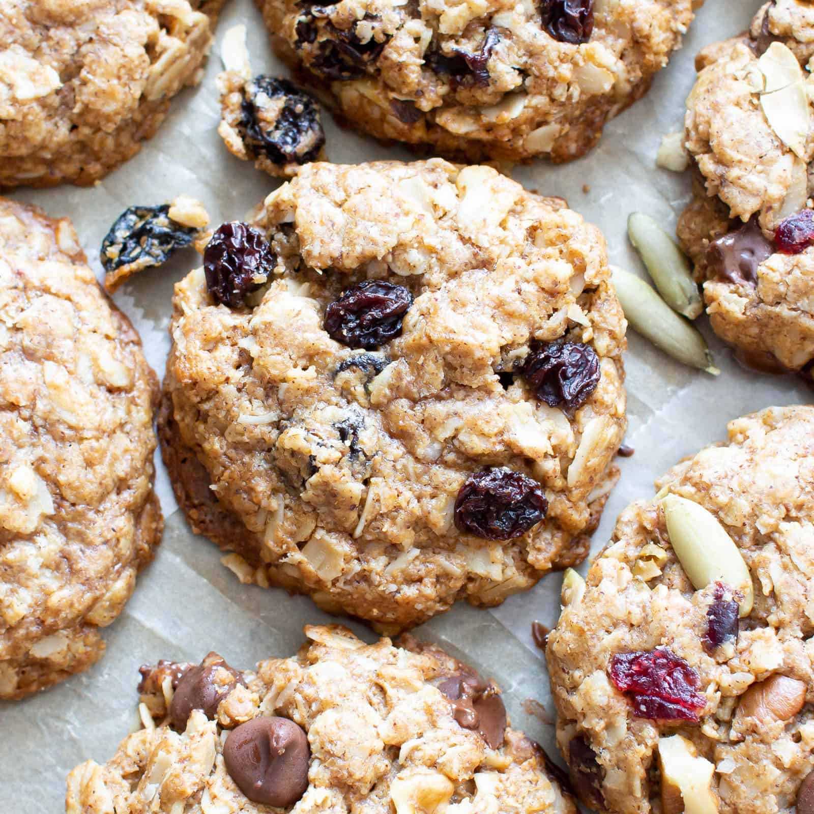 Gluten Free Oatmeal Cookies – 4 Ways