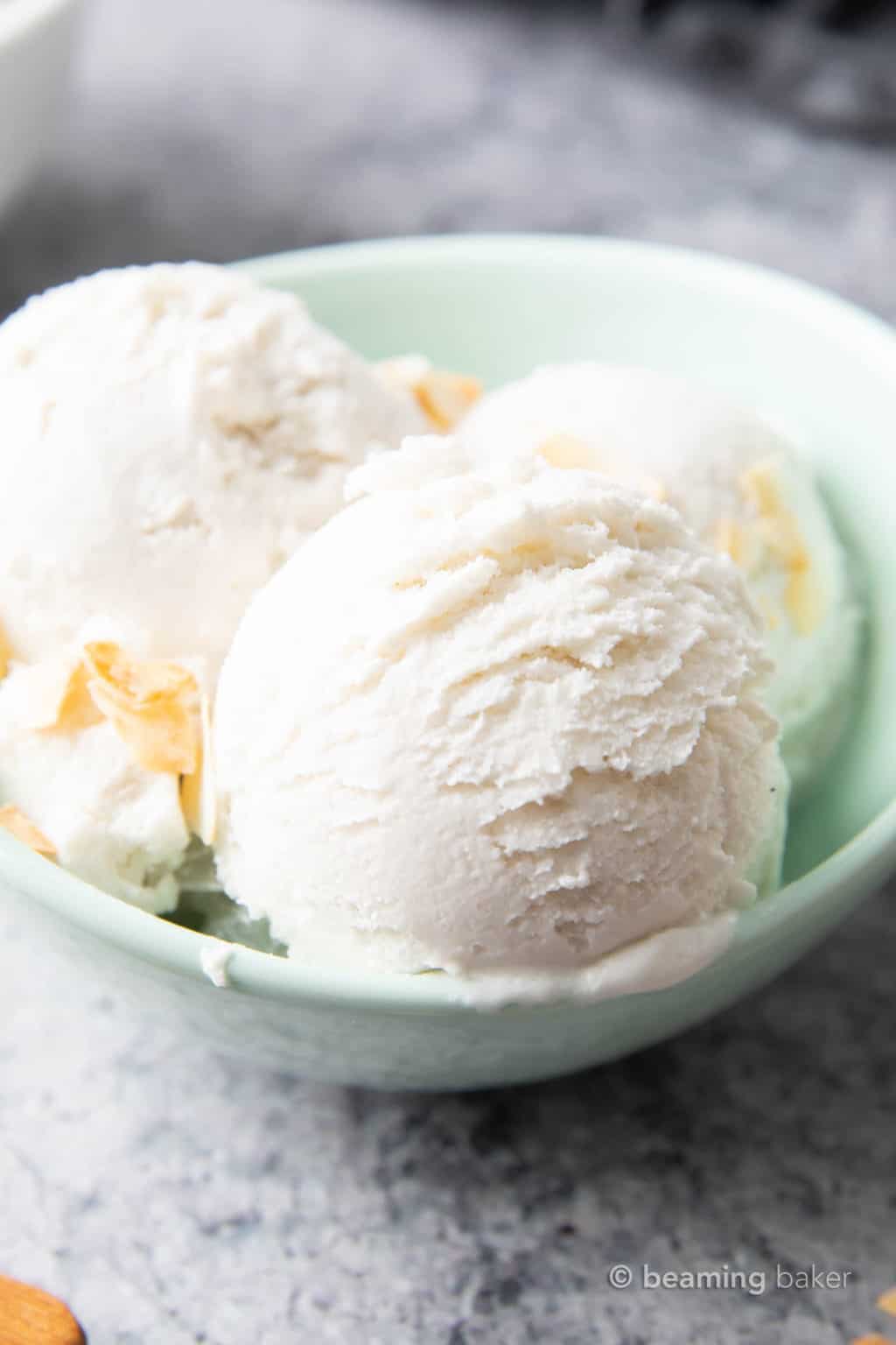 Coconut Milk Ice Cream Keto Coconut Ice Cream Beaming Baker