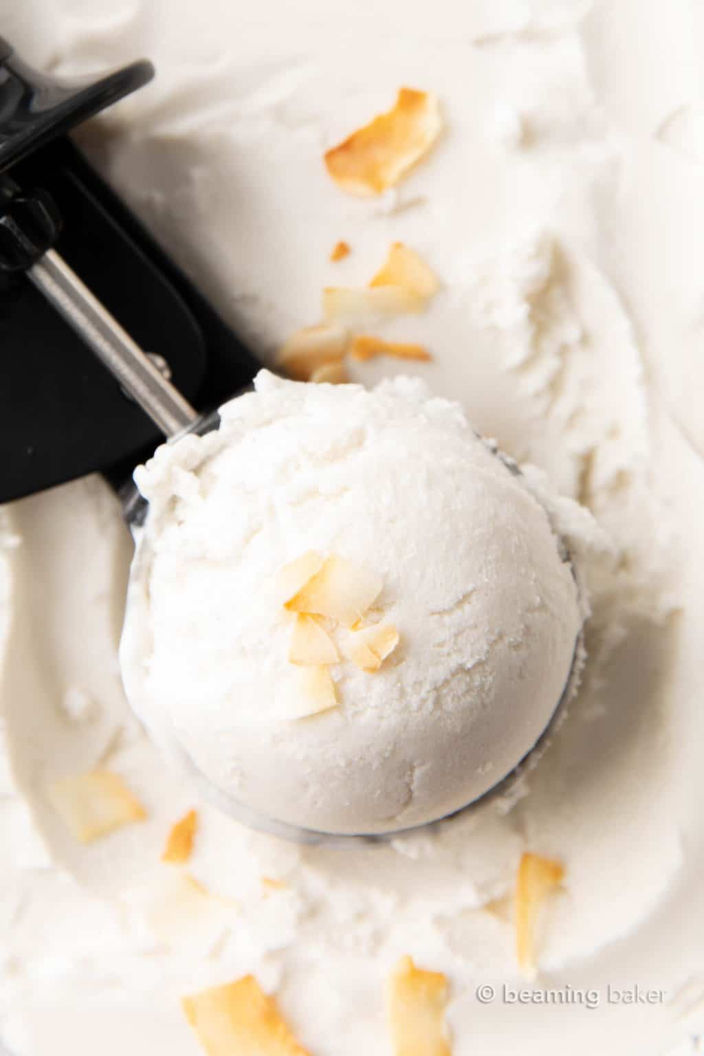 Coconut Milk Ice Cream Keto Coconut Ice Cream Beaming Baker