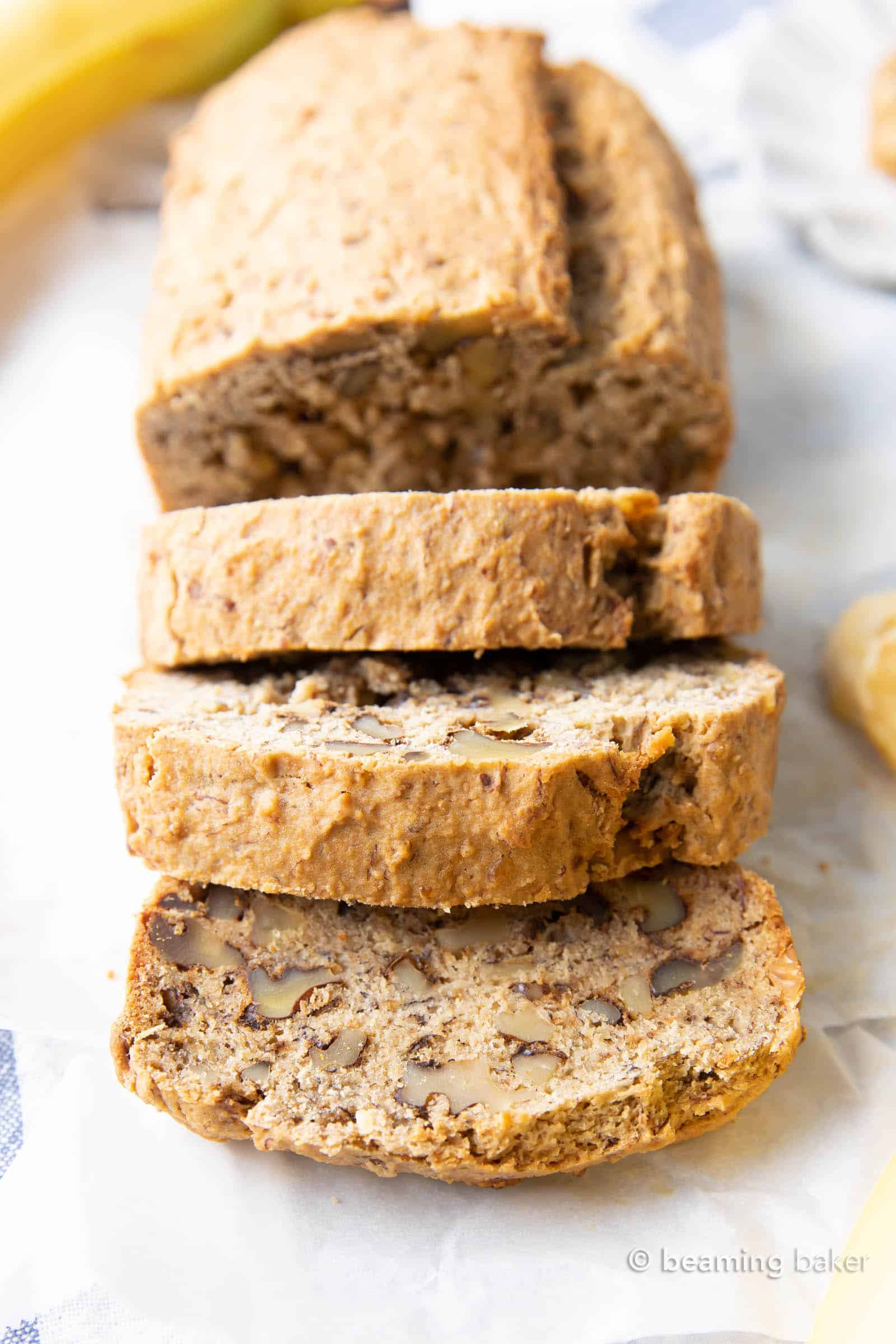 Easy Gluten Free Banana Bread Recipe Vegan Dairy Free Beaming Baker
