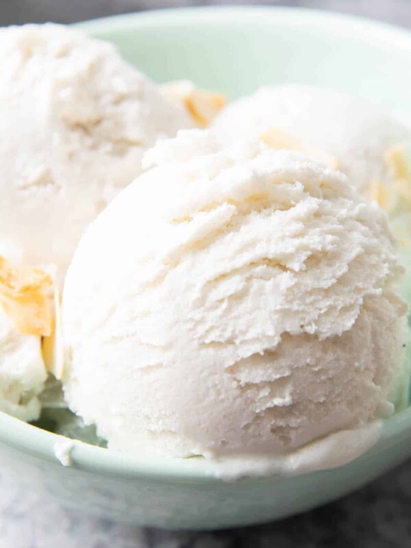 Coconut Milk Keto Ice Cream – Keto Coconut Ice Cream: the best coconut milk keto ice cream—bursting with coconut flavor & low carb. Keto coconut ice cream that has just 1 net carb per serving! #Keto #CoconutMilk #KetoIceCream #LowCarb #IceCream | Recipe at BeamingBaker.com