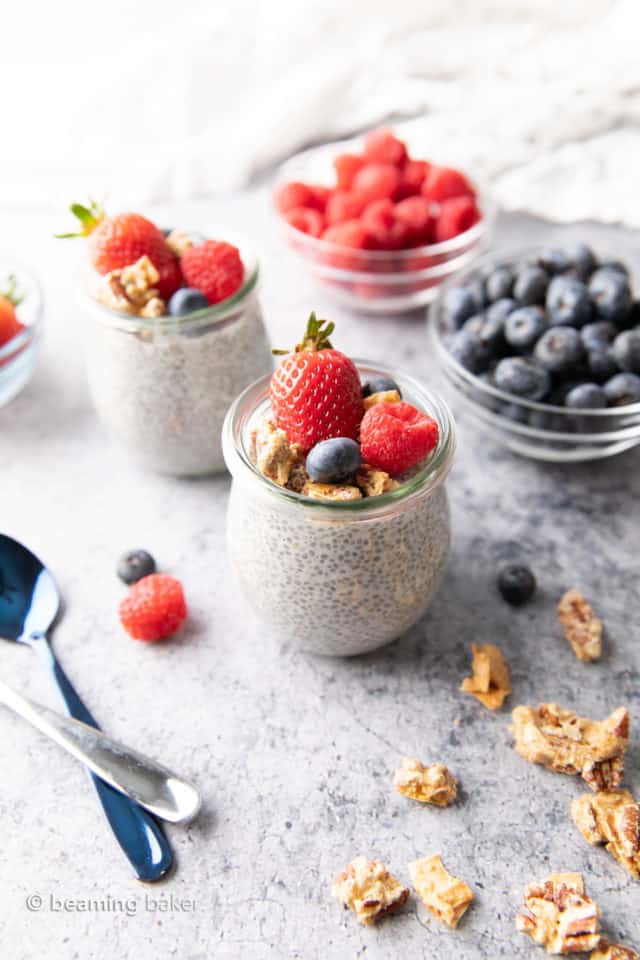 Keto Chia Pudding Recipe – 4 Ingredients! - Beaming Baker