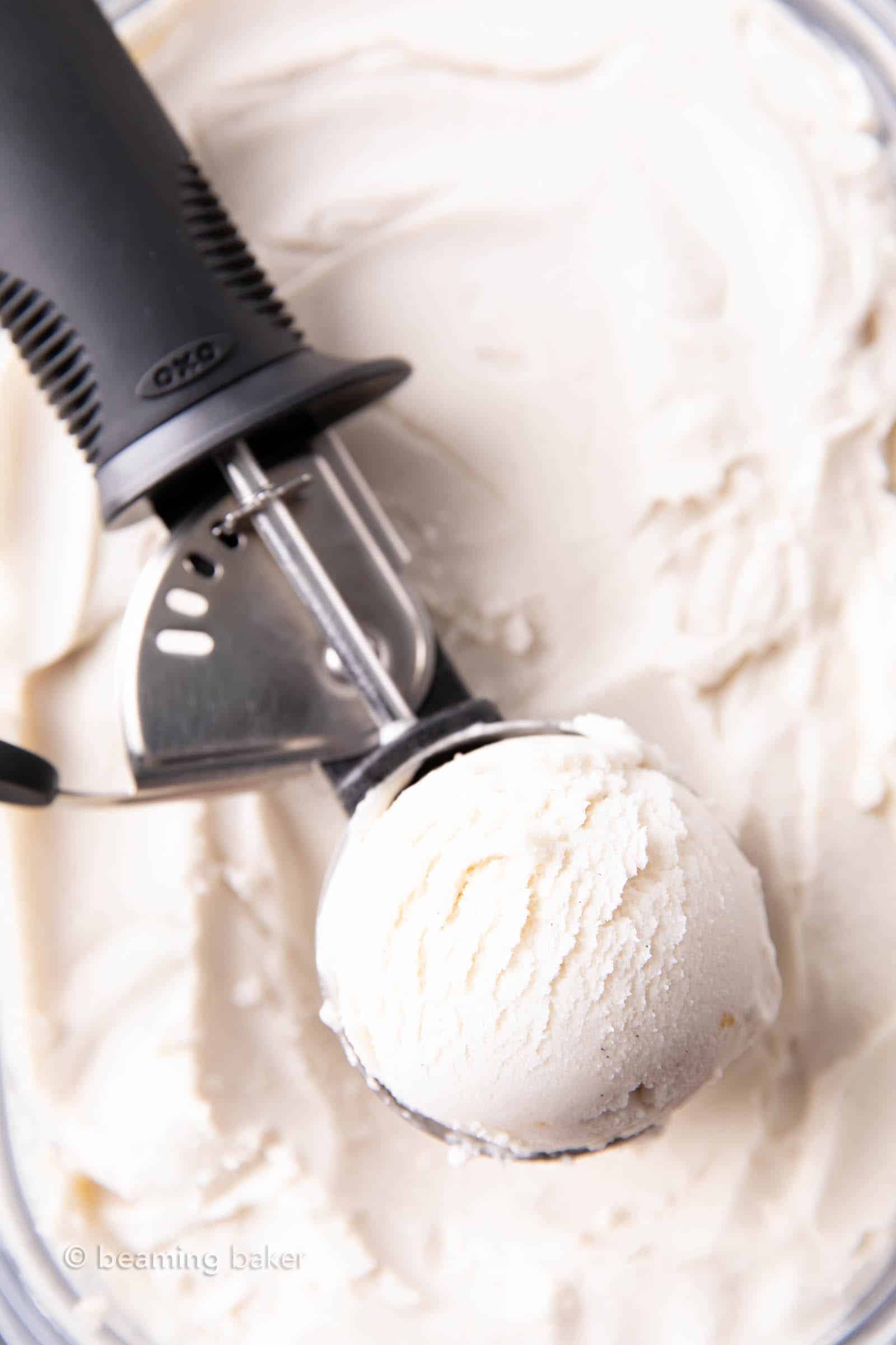 Dairy-Free Vanilla Ice Cream (Vegan) - The Roasted Root